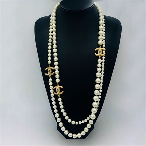 chanel stone necklace|authentic chanel necklaces.